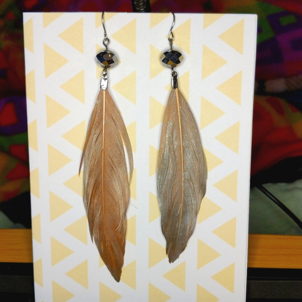 Handmade Upcycled Dangle Earrings